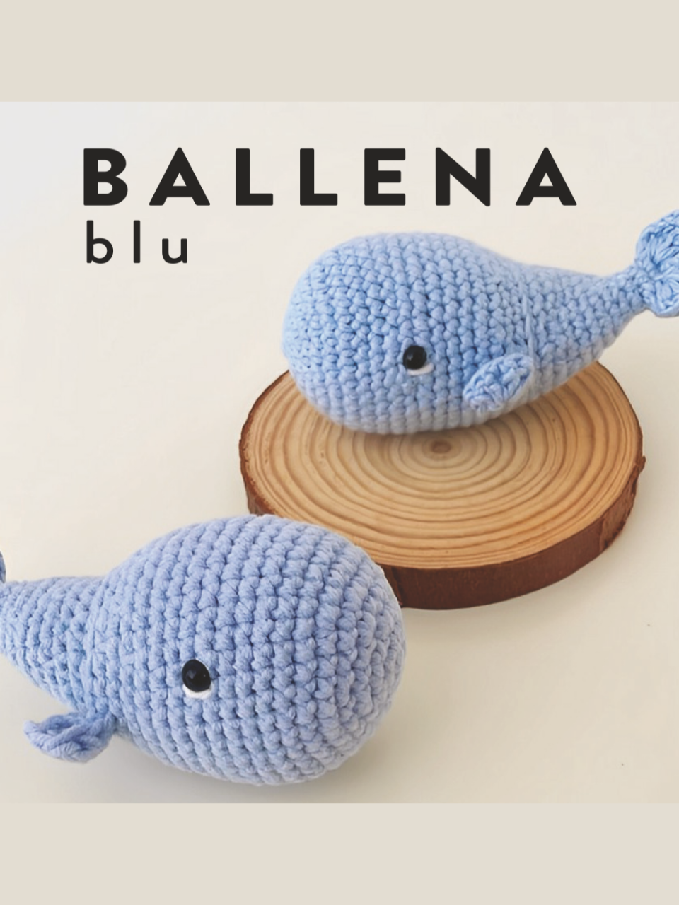Curso Patrón Ballena – Aprende a crear tu ballena de tejida en crochet paso a paso
