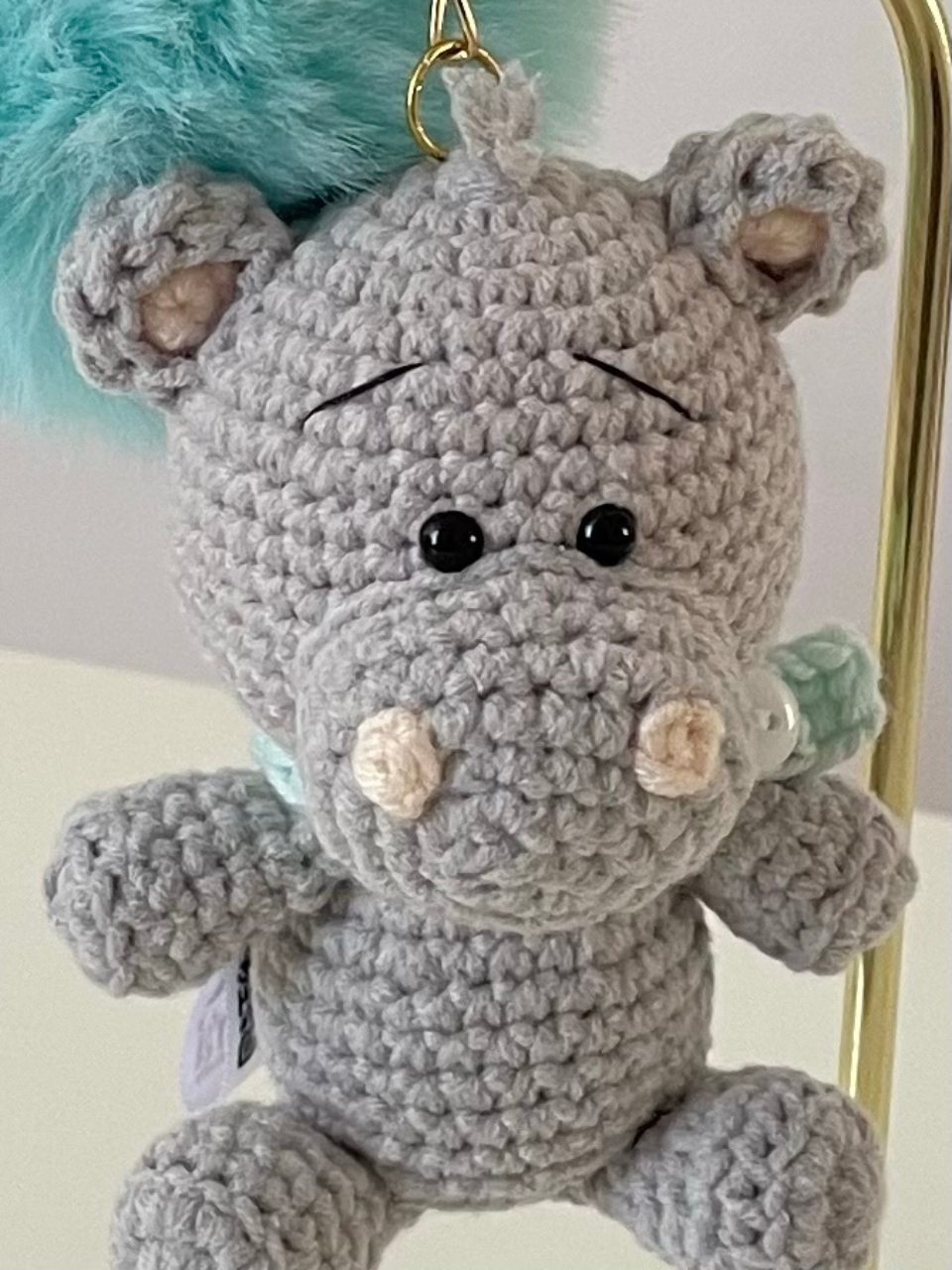 charm hippo baby